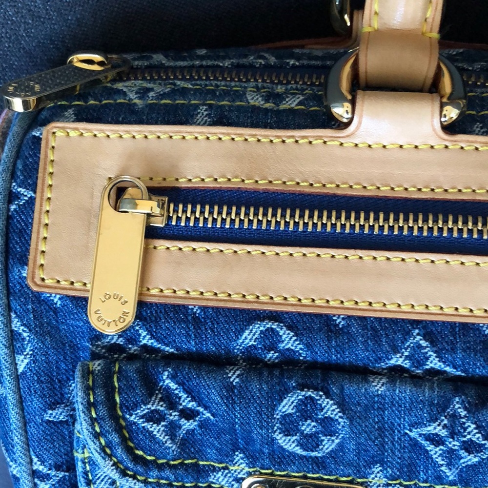 🌸🌸 STUNNING 🌸🌸 Louis Vuitton Denim Neo Speedy - Picture 5 of 16